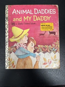 1968 Little Golden Book "Animal Daddies and My Daddy" By Barbara Shook Hazen HC - Picture 1 of 9