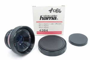Lente Hama Macro 75 mm f/3,5 T2 en caja 4384 para fuelle - Imagen 1 de 5