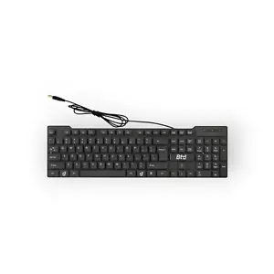 USB Kabelgebundene Tastatur 104 Tasten mit Ziffernblock Slim Design - 3er Pack Bundle - Bild 1 von 3