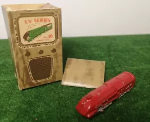 Vintage Benbros T.V Serie Nr.16 rote Stromlinien-Expresslok *VERPACKT* - Bild 1 von 5