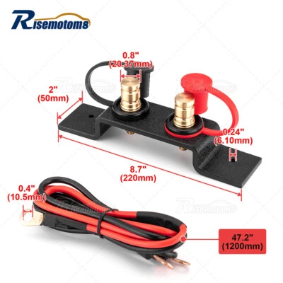 Kit de reubicación de terminal de batería remota cable de poste de salto para Can-Am Maverick X3 Foto 1 de 4