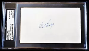 Don Budge Signed - Autographed Tennis 3x5 inch Index Card + Died 2000 + PSA/DNA - Picture 1 of 1