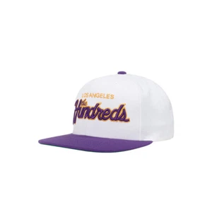 The Hundreds "Team 2" Snapback Hat (White/Purple) Adjustable Cap - Picture 1 of 2