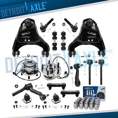 Kit de cojinetes de buje de rueda y brazo de control superior delantero 4x4 para Blazer S10 Hombre Jimmy Foto 1 de 4