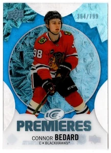 2023-24 Upper Deck Ice Acetate Premieres Blue CONNOR BEDARD 250 799 UD RC Rookie - Picture 1 of 1