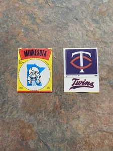 1968-1972 Fleertuch Minnesota Zwillinge Aufkleber - Bild 1 von 1