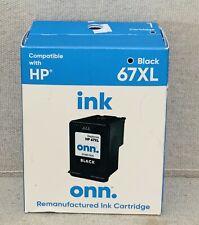 Onn 67XL HP High-Yield Ink Cartridge Black Exp 01/2025