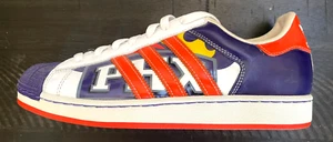 ZAPATO IZQUIERDO SOLO 2006 Raro De Colección Adidas Superstar 1 Phoenix Suns NBA Talla 9.5 NUEVO - Imagen 1 de 7