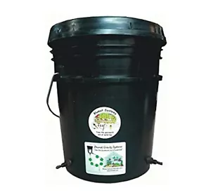 Blumat secchio serbatoio acqua (5 galloni) con raccordi per coperchio e paratie installati - Foto 1 di 5