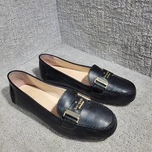 Kate Spade Colette Women's Size 10M US Black Leather Slip on Loafer Shoes 135102 - Picture 1 of 12