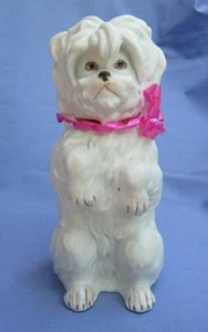 HEUBACH MALTESE BOLOGNESE DOG GERMANY MARKED 5.75" figurine - Picture 1 of 11