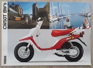 Yamaha CW50T BW'S Brochure c.1990 - Moped Scooter - Picture 1 of 4