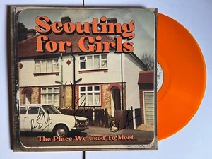 Scouting For Girls Autographs Signed 12" Cover Includes Orange Vinyl - Picture 1 of 4