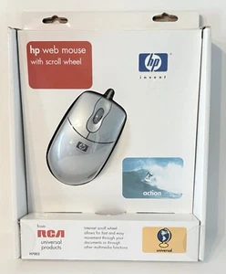 HP Web Mouse with Scroll Wheel Model H7003 from RCA NEW NOS 2001 UPC Removed - Picture 1 of 4