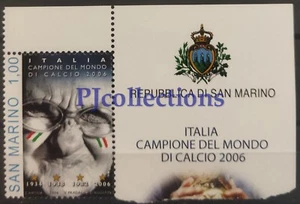 534- SAN MARINO 2006 ITALIEN SIEGERIN DER WM 2006 POSTFRISCH - Bild 1 von 1