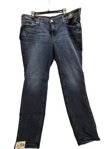 Silver Jeans Suki Curvy Fit Mid Rise Demin Skinny Size 20W Indigo M330 - Picture 1 of 8