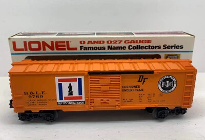 O Lionel Box Car Railroad Train #6-9769  B. & L.E Bessimer & Lake Erie. - Image 1 of 4