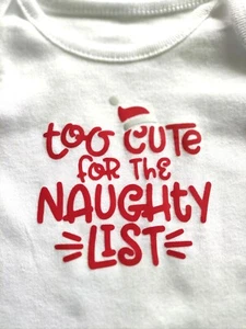 Personalised Christmas Baby Grow First Xmas Sleepsuit 1st Boys Girls Newborn - Picture 1 of 3