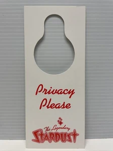 Vintage Legendary Stardust "Privacy Please" Door Privacy Sign Hangar - Picture 1 of 2