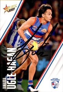 Tarjeta firmada 2023 Western Bulldogs AFL Select Footy Stars - Jamarra Ugle-Hagan - Imagen 1 de 3