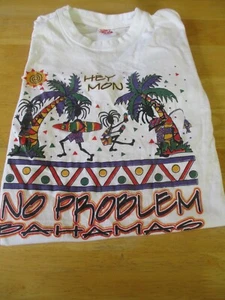 Camiseta Dorsett Bahamas Juvenil 38/L Hey Mon No Problems Gráfica Frontal Camiseta - Imagen 1 de 5