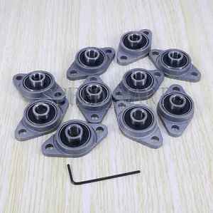 Rodamiento de bloque de brida de almohada autoalineante de 10 x 8 mm montado carcasa de fundición - Imagen 1 de 4