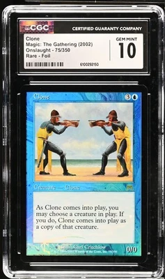 CLONE Onslaught Foil Rare CGC 10 MTG [Nostalgium] - Image 1 of 2
