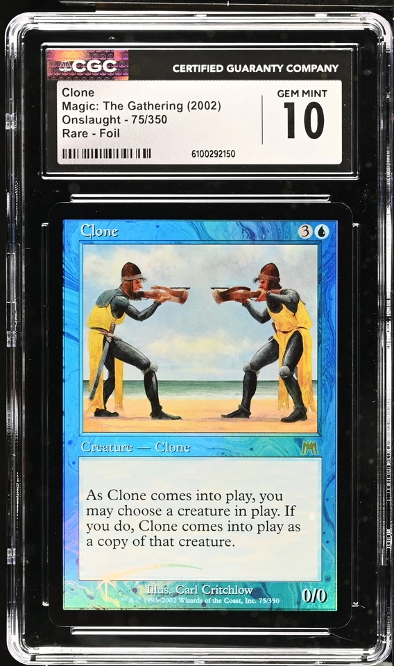 CLONE Onslaught Foil Rare CGC 10 MTG [Nostalgium] - Image 1 of 2