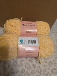 2 Knäuel Juicy Couture Luxe Velour Mini Yellow Pear  - Bild 1 von 9