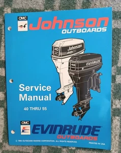 1994 OMC BRP JOHNSON EVINRUDE "ER" 40 THRU 55 HP MODELS SERVICE MANUAL 500610 - Bild 1 von 9