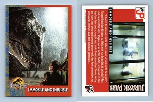 Immobile & Invisible #42 Jurassic Park 1993 Topps German Trading Card - Picture 1 of 1