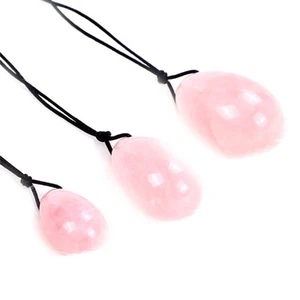 Crystal Quartz Yoni Egg Set for Kegel Exerciser Yoga Postpartum Health Mas-$6 - Picture 1 of 14