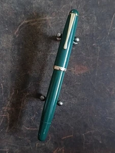 Vtg Montblanc 344 Green Gold Nib Fountain Pen - Picture 1 of 10