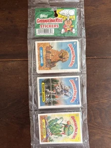 1986 Topps Garbage Pail Kids - 1 Rack Pack w/ 3 Factory Sealed Stacks! MINT!! - Picture 1 of 6