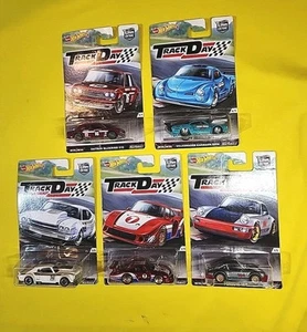 Hot Wheels Car Culture Track Day 2016 Juego de 5 Porche Chevy Karman Datsun🔥F - Imagen 1 de 19