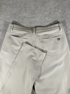 FootJoy Pantaloni da Golf 5 Tasche Performance Uomo 34x30 Nero Elasticizzati Vestibilità Atletica - Foto 1 di 9