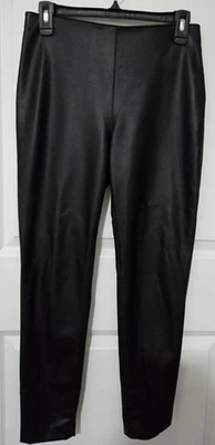 Vince Camuto Womens Faux Leather Pants Pull On XS Straight Leg - Image 1 of 4