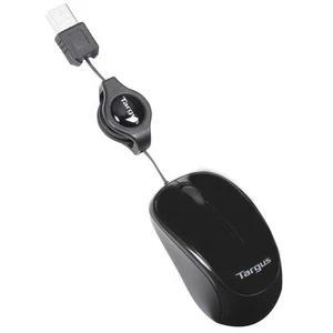 Targus Compact Blue Portable Trace Mouse, Black (AMU75EU) - Picture 1 of 10