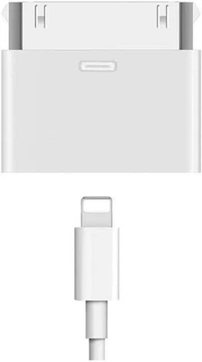 30-Pin auf Lightning Adapter, Apple MFi Zertifiziert 30-Pin Stecker auf 8-Pin Buchse - Bild 1 von 2