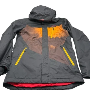 Oakley Crescent 3.0 Mens Medium Ski Snowboard Jacket Softshell Hooded Graphic - Picture 1 of 15