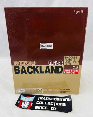 Transformers Bad Cube Gunner Backland Justice Force 03 MISB - Image 1 of 2