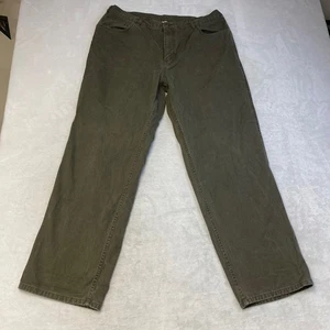 Sorel Mens Olive Green Cotton Casual Pants 38x31 Straight Leg Comfort - Picture 1 of 8