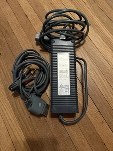 Xbox 360 OEM Ersatz Netzteil AC Adapter Microsoft mit HD AV Kabel - Bild 1 von 9