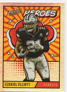 Ezekiel Elliott 2021 Panini Prestige Heroes #HE-13 DALLAS COWBOYS - Foto 1 di 2