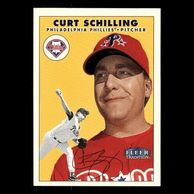 Tarjeta de béisbol Curt Schilling #6 2000 Fleer Tradition Philadelphia Phillies MLB Foto 1 de 3