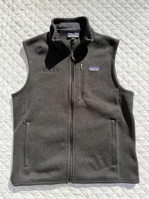 Patagonia Better Suéter Chaleco Polar Para Hombre Talla Mediana Negro Cremallera Completa Logo de la Compañía Foto 1 de 4