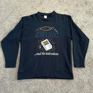 Vintage 80's 90's Men's Cotton Crewneck Sweatshirt Made In USA Size L - Picture 1 of 5