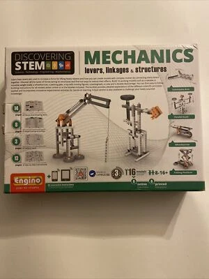 Engino Discovering Stem Levers Linkages & Structures Building Kit Toys Games - Image 1 of 2