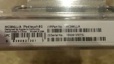 Brand New Factory Sealed Apple iPod Touch 8GB 2nd Generation (MC086LL/A) - Image 1 of 4