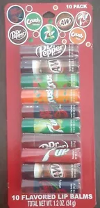 New Soda Pop Flavored Lip Balm Set - Picture 1 of 1